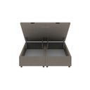 Ver imagem 3 de Base Cama Box Baú Casal King Size Linho Marrom SkyBox