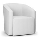 Ver imagem 4 de Poltrona Decorativa Base Giratória Kit 2 Stella Max Linho D03 - D’Rossi