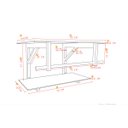 Ver imagem 3 de GABINETE DE VIDRO 70CM IQ INOX COM CUBA QUADRADA - BRANCO