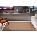 Ver imagem 1 de Tapete Sala Quarto Econature Moldura 1,50 X 2,00 Marrom 70