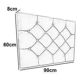 Painel Cabeceira Cama Box Estofada Solteiro 90cm Kasi - Rosa - 4
