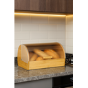 Ver imagem 3 de Porta Pão Paniere de Bambu com Tampa Basculante Jolitex - Porta Pão Paniere