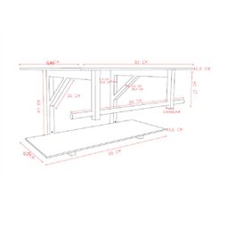 GABINETE DE VIDRO 80CM IQ INOX COM CUBA RETANGULAR - PRATA - 3