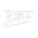 Ver imagem 3 de GABINETE DE VIDRO 80CM IQ INOX COM CUBA RETANGULAR - GRAFITE