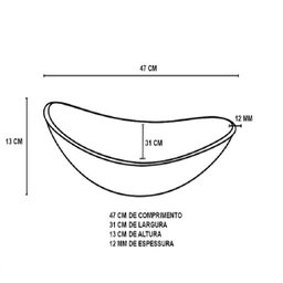 GABINETE DE VIDRO 80CM IQ INOX COM CUBA OVAL - AMARELO - 3