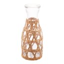 Ver imagem 1 de Garrafa de Vidro Decorado C/Sisal 800ml Wolff