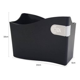 Porta Sachês Guardanapos Organizador Multiuso Bancada Mesa:preto - 3