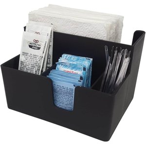 Porta Sachês Guardanapos Organizador Multiuso Bancada Mesa:preto