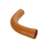Curva PVC Ocre Longa de 150mm x 90º com Anel HIDRAUCONEX - 1
