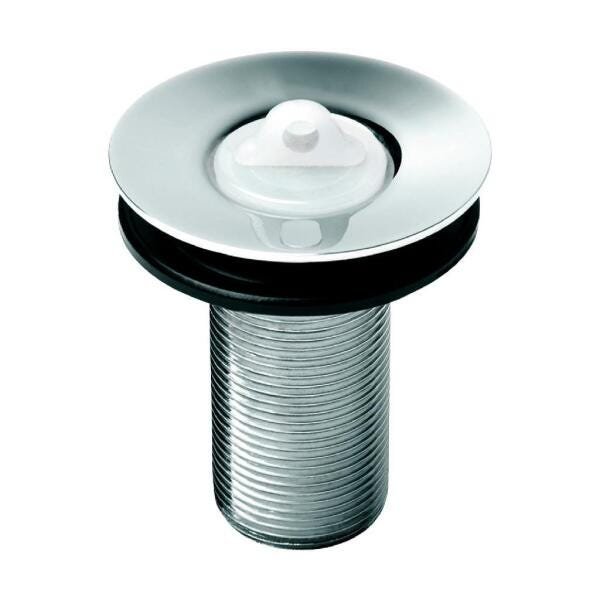 Válvula Escoamento Lavatório 1" Cr com Tampa Plast B5003Iacr3 Incepa - 1