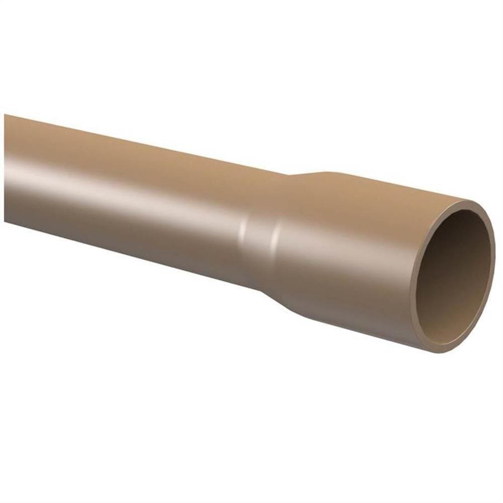 Tubo PVC para Água Fria Soldável 3 Metros 1.1/4" Dn-40 Marrom - 10.12.184.1 - Tigre - 1