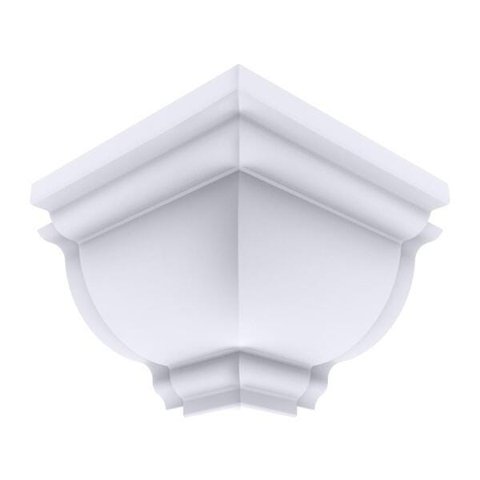 Cantoneira PVC Externa Rodaforro Plasbil Premium Branco 4 peças