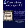 Caixa Correio Carta Grade/embutir Preta + 3 Números Pl Colonial - 4