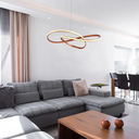 Ver imagem 4 de Pendente Atom Rose Gold (d)63cm (a)15cm 1x36w 3000k 1188lm Led