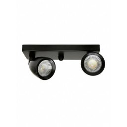 Spot LED Taschibra Base Linear Direct Mr16 Preto 2x4W 6500K - 1