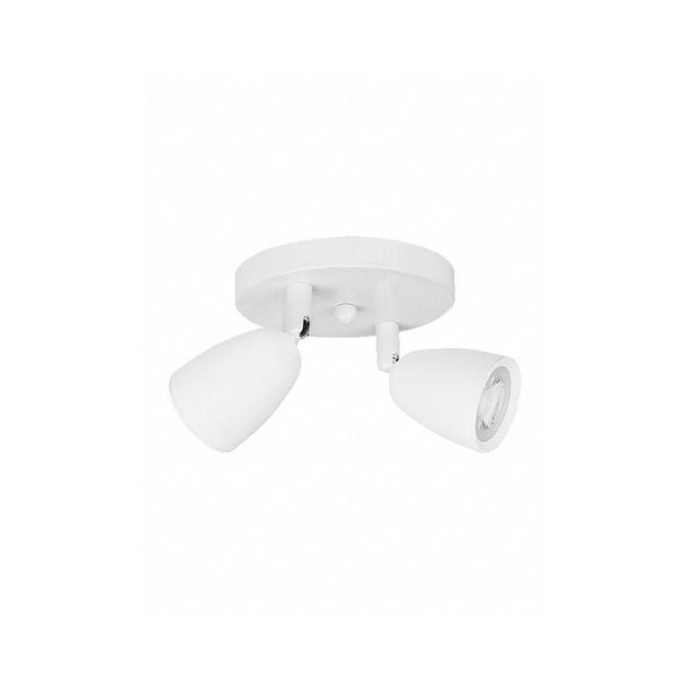 Spot LED Taschibra Base Circular Direct 2x4W 3000K Branco