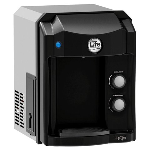 Filtro de Água Gelada e Alcalina Ionizada com Super Ozônio 220v Preto Top Life