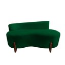 Ver imagem 3 de Namoradeira Sofá Feijão Lounge Orgânica Bouclé Verde