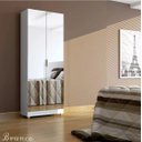 Ver mais imagens de 2 Sapateira com Espelho 2 Portas Branca 30 Pares