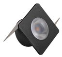 Ver imagem 1 de LUMINATTI LUMINÁRIA MINI LED DE EMBUTIR ALUMINIO PRETO 1W 2700K LM620