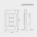 Ver imagem 6 de Agl Interruptor Inteligente 3 Teclas