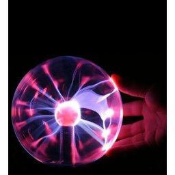 Luminária de Plasma 24cm Bola Night LED Abajur Globo Light - 5