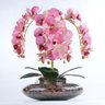 Arranjo Centro de Mesa de Orquídeas Rosa Heloisa - 1