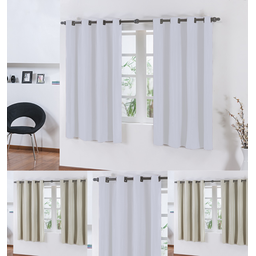 Cortina para sala micropercal blackout 280 cm x 160 cm curtinas de quarto lindo - 1