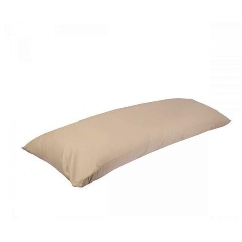 Fronha para Travesseiro de Corpo Bege de 1,40 M X 50 Cm.