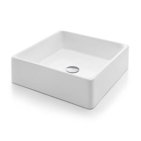 Cuba Apoio 39x39Cm sem Mesa Luxo Quadrada QD1 Docol