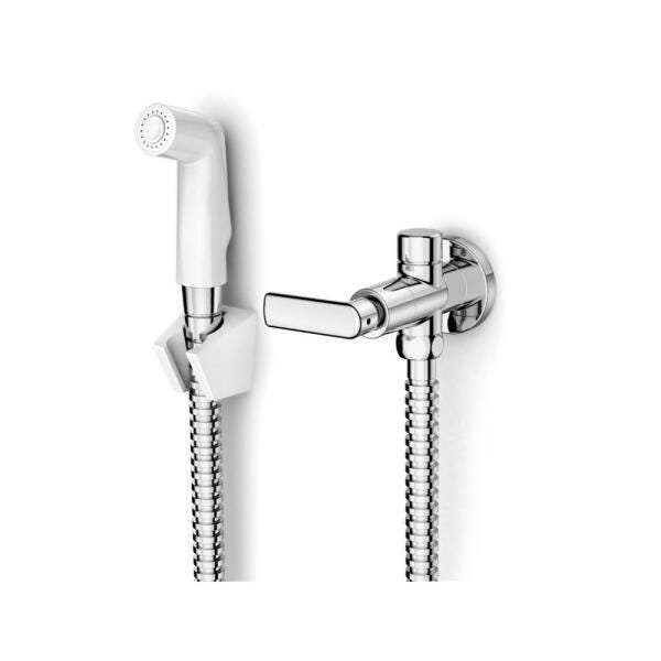 Ducha Higiênica Incepa Flex Plus Redondo de Parede Com Derivaçao Cromado - 1