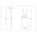 Ver imagem 2 de Sacho 2 Pontas Com Cabo