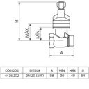 Ver imagem 2 de Registro Pressão 3/4" Base 1/2" Volta 210 4416 Deca