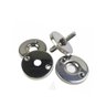 Fechadura Para Porta Inox Roseta Banheiro Wc Premium Aliança - 3