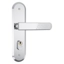 Ver imagem 1 de Fechadura Zamac 40mm 1801/21 Externa Espelho Acabamento Inox Stam