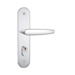 Fechadura Zamac 40mm Externa Espelho Acabamento Inox Stam - 1