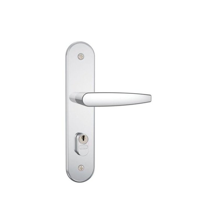Fechadura Zamac 40mm Externa Espelho Acabamento Inox Stam