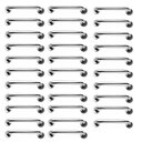 Ver imagem 1 de Barra de Apoio 30cm Kit 32 Unidades Alça Inox Deficiente Idoso Gestante Criança Suporte Banheiro Box