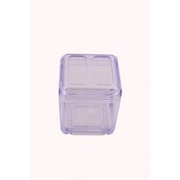 Porta Escova de Dente Cube - Incolor - Coza - 1