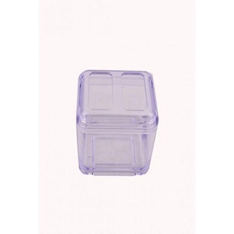 Porta Escova de Dente Cube - Incolor - Coza