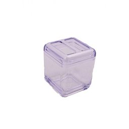Porta Escova de Dente Cube - Incolor - Coza - 3