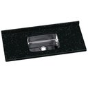 Ver imagem 1 de Pia sintética granitada 120X55CM Standard cuba inox preta