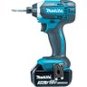 Parafusadeira Impacto MAKITA DTD152RFJ1 Ponteiras 2 Baterias 18V 3,0Ah Carregador e Maleta - 2