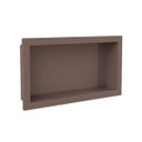 Ver imagem 1 de Nicho para Embutir 30x60cm Plástico Alto Brilho Cappuccino Arquitech