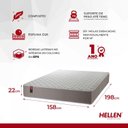 Ver imagem 3 de Colchão Queen King House Size Alpha Special 158x198x22 Bege Molas ensacadas - Hellen