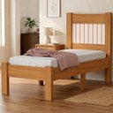 Ver imagem 2 de Cama de Solteiro Mdf 199x95 Cm Bela Nature Off Decmade