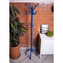 Ver imagem 3 de Dais Mancebo Cabideiro Chão Organizador Bolsa Casaco Roupa Azul