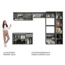 Ver imagem 7 de Armário De Cozinha Completa Suspenso 300cm Cinza 7