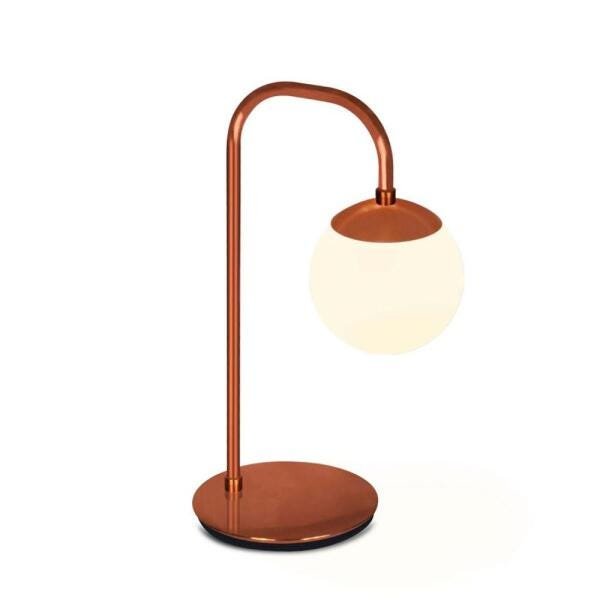 Luminária Metal e Vidro 0 1xG9 Drop Cobre Polido 765/1 6485 Spot Line - 1