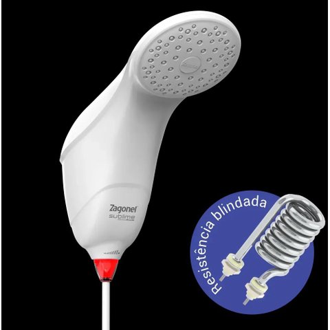 Zagonel Ducha Eletronica Sublime Blindado 4000W Branco - 220V